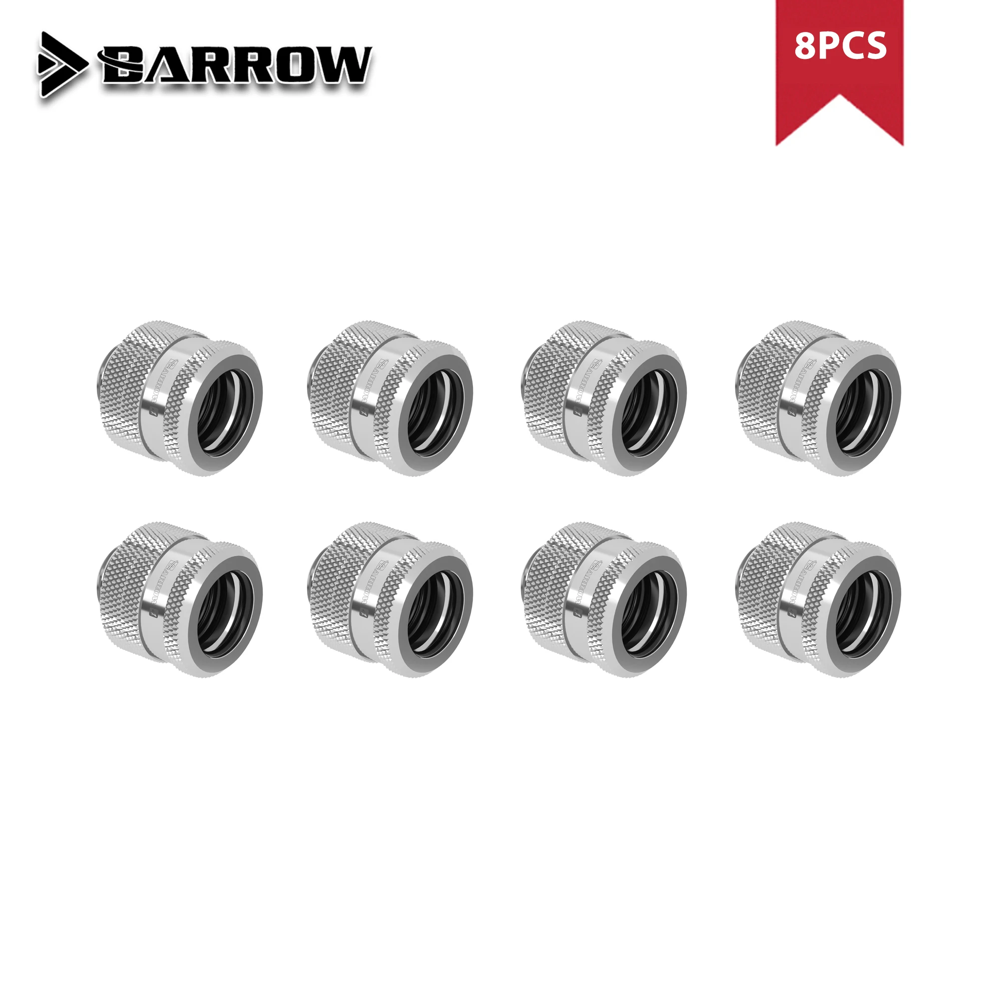 Barrow-encaixe de Compressão de Tubo Rígido Aperto Manual g1 od 12 mm 14 mm 16 mm Conexão Preto Branco Prata Ouro Pcs - Imagem 5