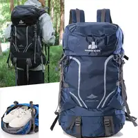 Outdoor Hiking Trekking Backpacks Shoes Pocket Large Sports Climbing Mountaineering Rucksack for Men Women Travel Camping Bags
