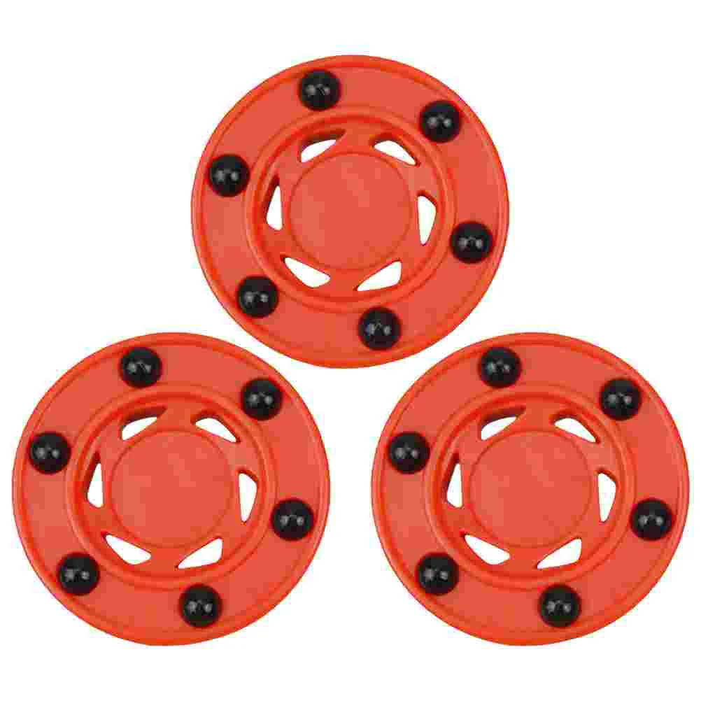 3pcs Roller Hockey Game Puck Inline Hockey Street Hockey Puck Ground Hockey Balls