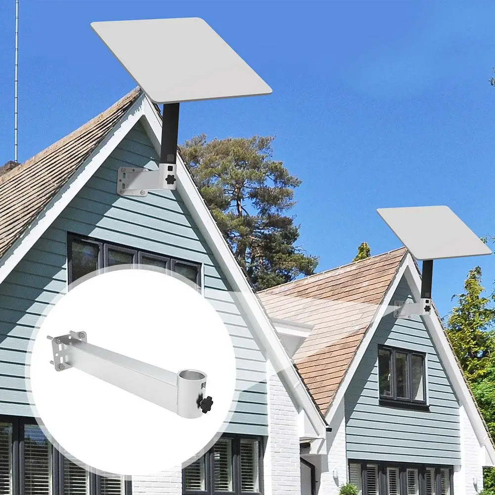 

Suitable For Starlink Metal White Long Bracket Weatherproof Multi-performance Long Wall Mount For Starlink V1/V2 Generation H1C8