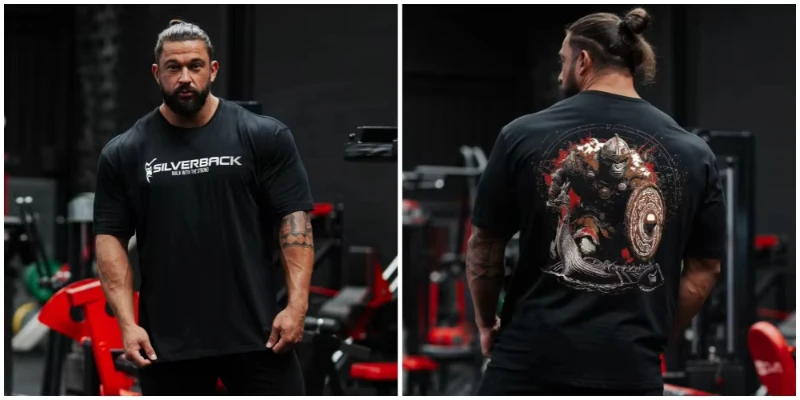 Vintage Gorilla Gym Print Unisex Oversized Cotton T-Shirt - Streetwear Casual Essential