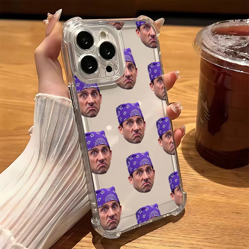 The O-Offices TV Show Themed Clear Anti-Fall TPU Phone Case