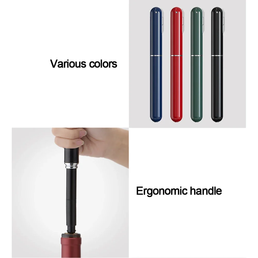 Effortless Air Pressure Wine Opener With Foil Cutter-Perfect Present For Wine Portable Bottle Opener Air Pressure