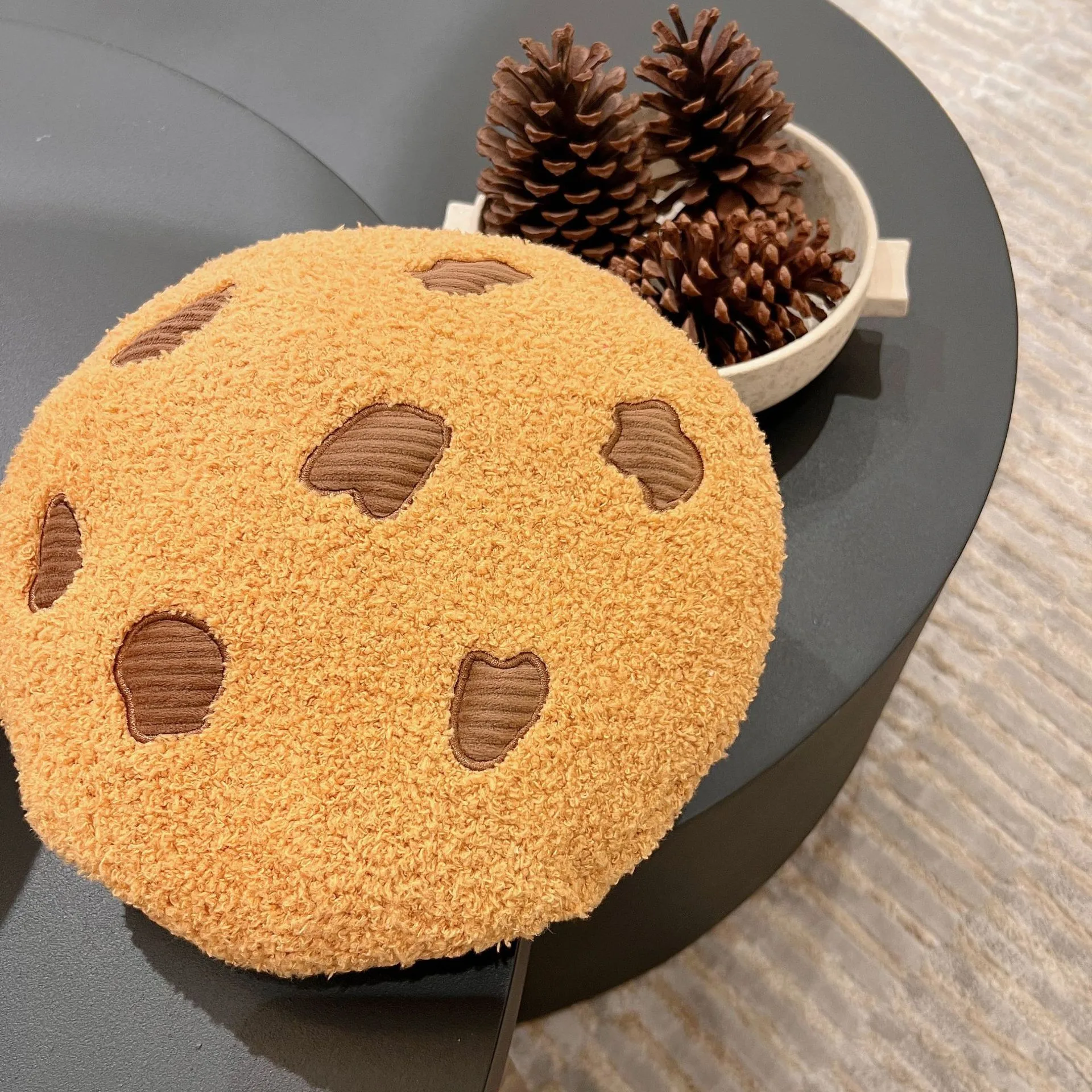 Kawaii Chocolate Chip Cookie Seat Cushion