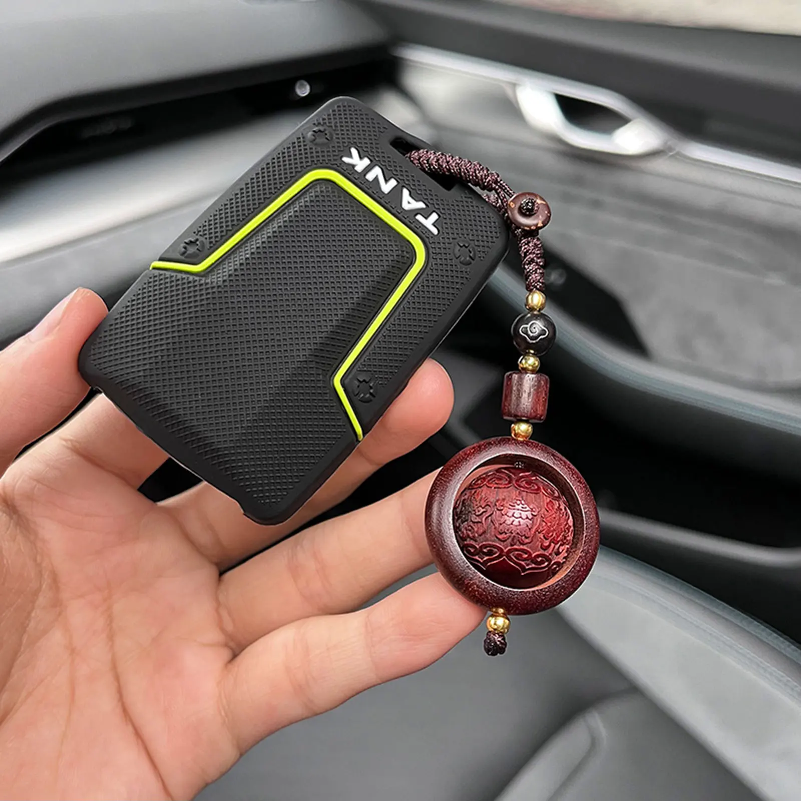 

Автомобильные товары, брелок для ключей, защитный чехол для кожи, набор для Great Wall GWM WEY TANK 300 500 Tank300 Tank500, аксессуары для удаленного держателя