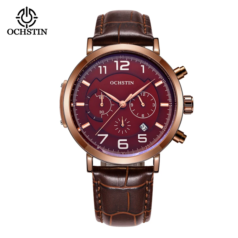 Ochstin original brand Commander series casual simple watches multi-functional quartz movement men's quartz watch