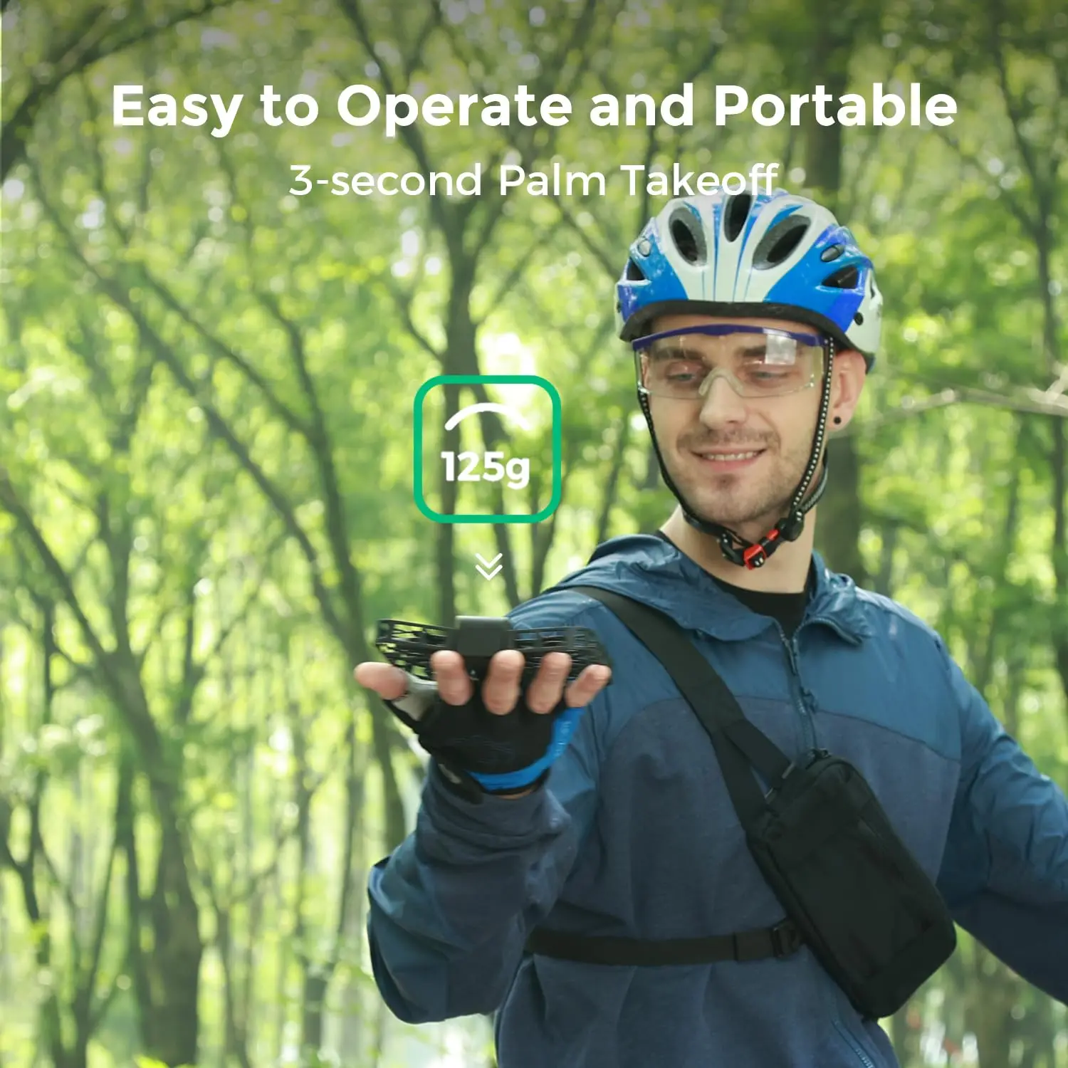 HOVER Air X1 Flying Drone Camera Llive Preview Selfie Aanti-shake HD Drone Pocket-Sized for Outdoor Camping Travel 3