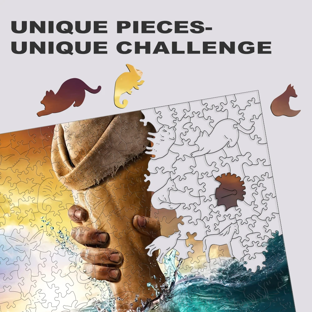 The Hand Of God Jigsaw Puzzle Activity Games Jesus Christ Wooden Puzzle Art Playset Marvel Wood Puzzles For Adults Toys For Boys 3