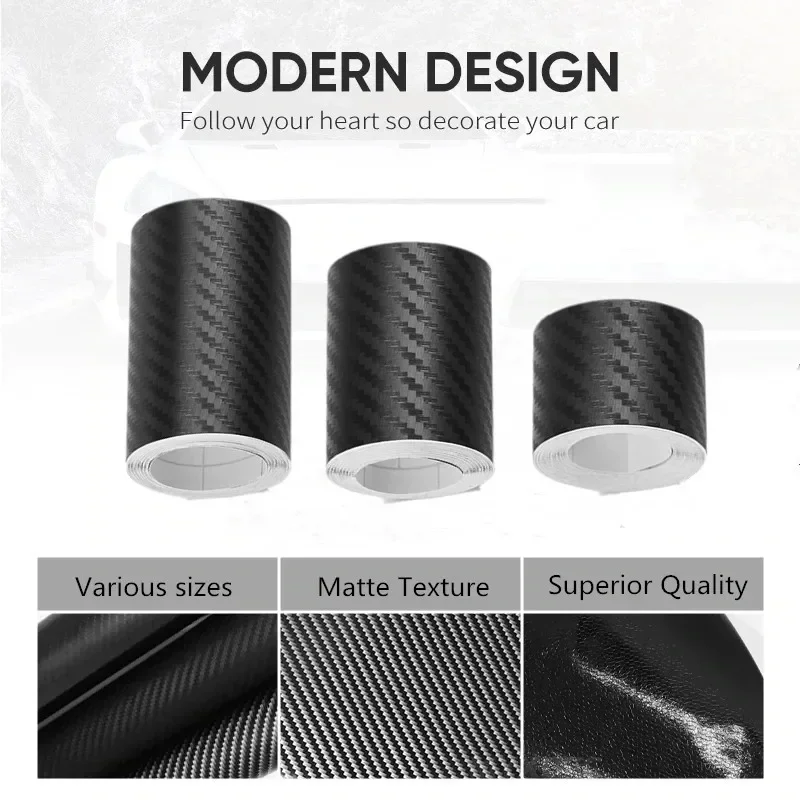 Threshold Bar Anti-step Sticker General Door Pedal Carbon Fiber Protection Bar Cushion Welcome Pedal Decorative Film