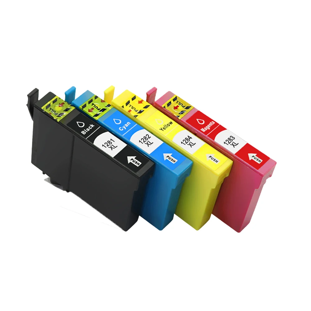 Replacement for T1281 T1284 1281 Ink cartridge Compatible for Epson stylus S22 SX130 SX125 SX235W SX435W SX425W BX305F BX305FW