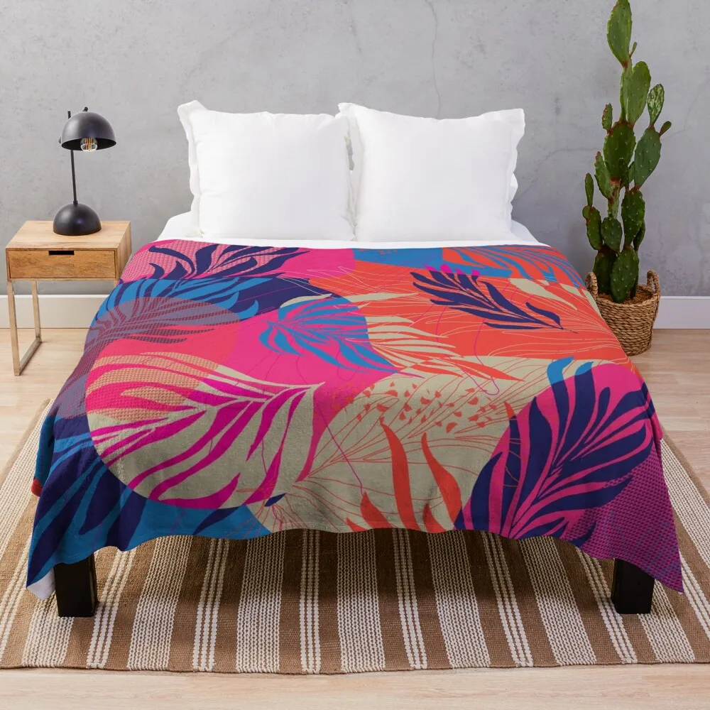 

Magenta Seaweed Throw Blanket Baby Blanket Kid'S Blanket