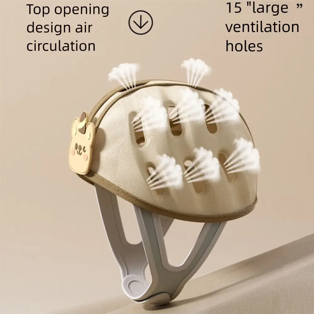No Bumps Baby Safety Helmet Breathable 360-Degree Protection Newborn Bumper Cap Shock Absorbing Adjustable Baby Safety Headguard