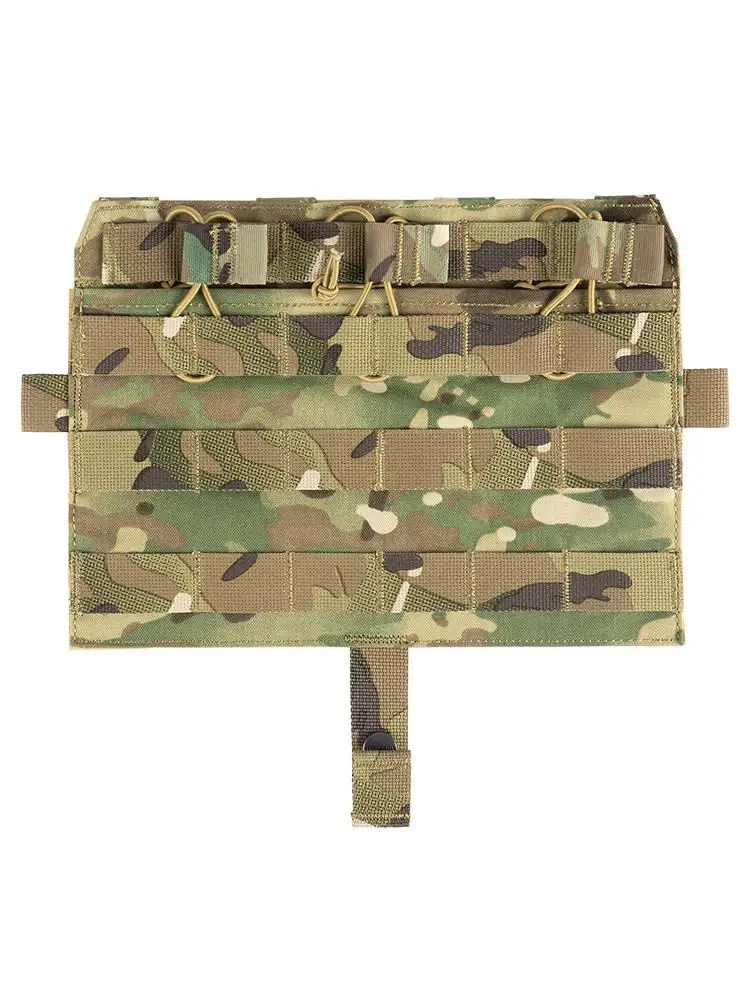 Taktische AVS Magazintasche mit Abnehmbarer Klappe, Molle Flache Dreifach-Magazintasche, Multicam M4 2.0 CPC Weste Frontpanel-Tasche – Detail 1