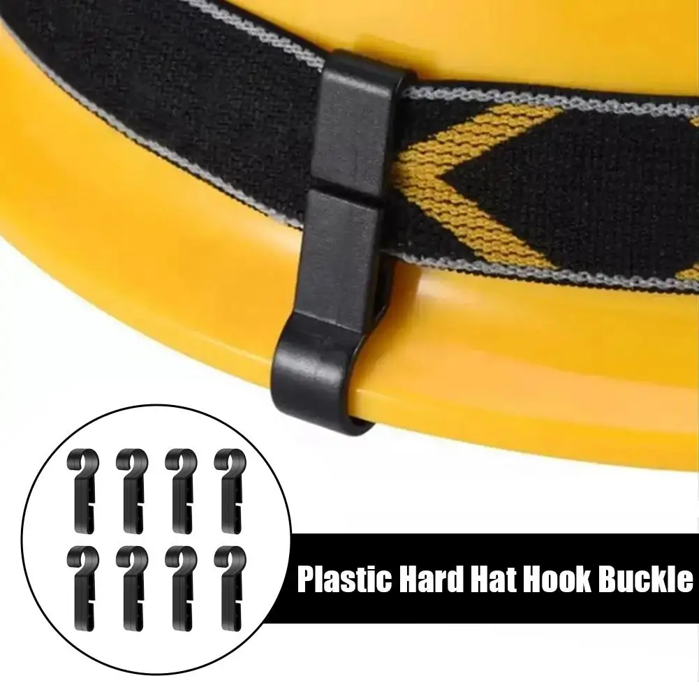 8/16/24 teile/satz Kunststoff Helm Clips Schutzhelm Licht Clips Kopf Licht Klemmen Befestigung Rutschfeste Sicherheitskappen Haken Outdoor werkzeuge – Detail 5