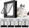 Large Cat Door Interior Door Pet Door for Cat Exterior Door 4 Modes Locking Suitable for Window and Wall,Strong Durable 3