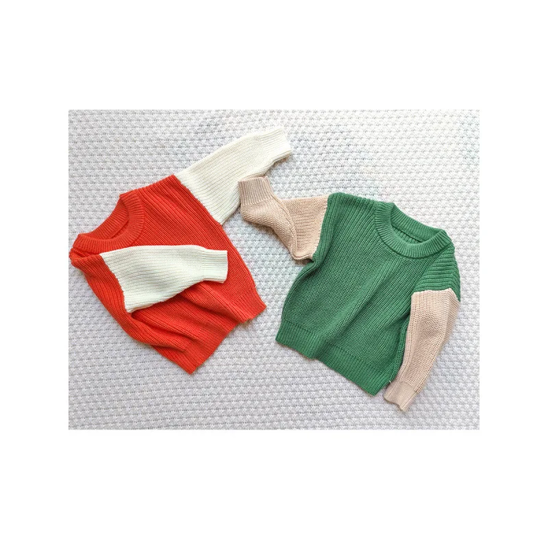 맞춤  이름 겨울 스웨터 남아 여아  의류  니트웨어 면 소재 아동 남아 여아 스웨터