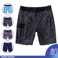 2024 Jun Men Summer New Waterproof Beach Shorts With Pocket Phantom Bermuda Board Shorts Swim Quick Dry Casual Diving  Swimwear 1