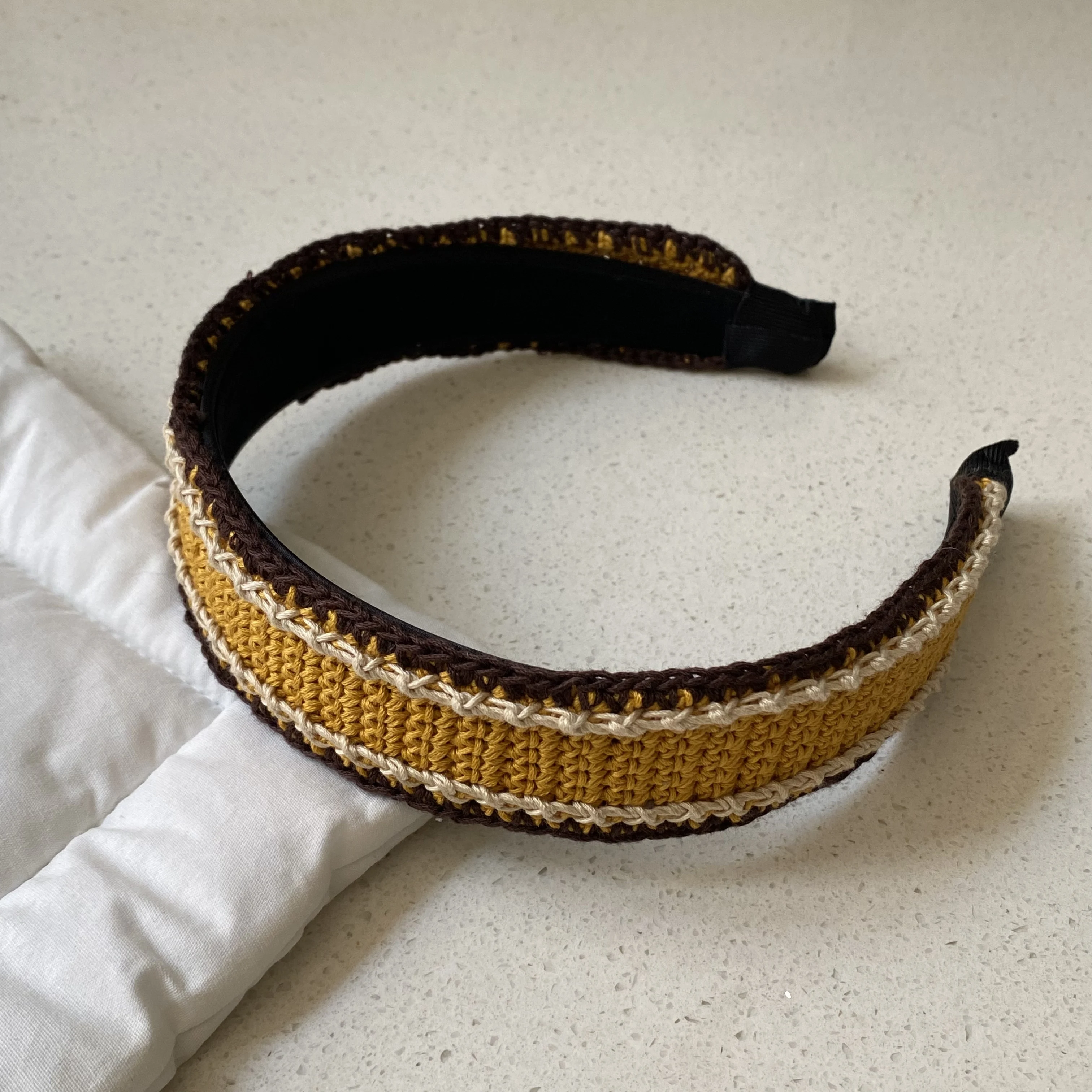 1PC Bohemian Crochet Headbands Set, Vintage - Style Hair Accessories for Women, Cute Hairbands for Daily and Party Wear