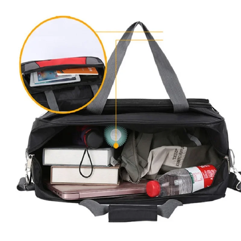 New Large Capacity Outdoor Sports Bag Training Gym Bag Men Fitness Shoulder Bags Durable Multifunction Handbag Woman Yoga Bags 5