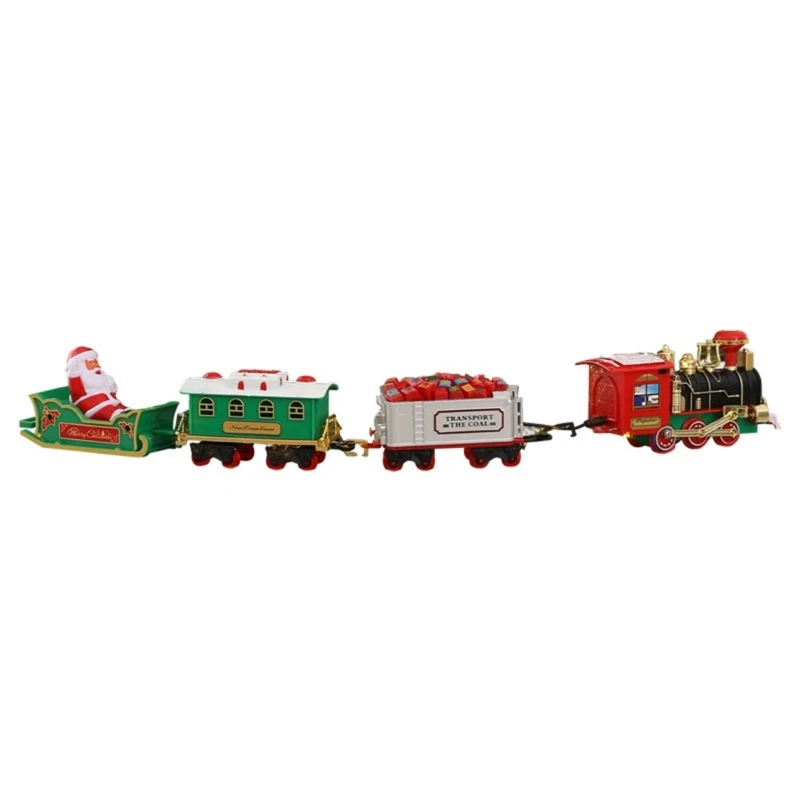 

Christmas Electric Train Toy Mini Train Track Model Girl Boy Birthday Gift