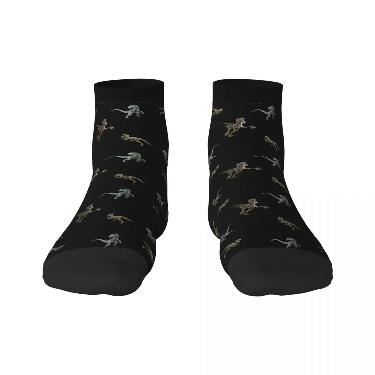 

Носки Velociraptor с рисунком динозавра, компрессионная Нескользящая футбольная обувь, мужские носки, женские