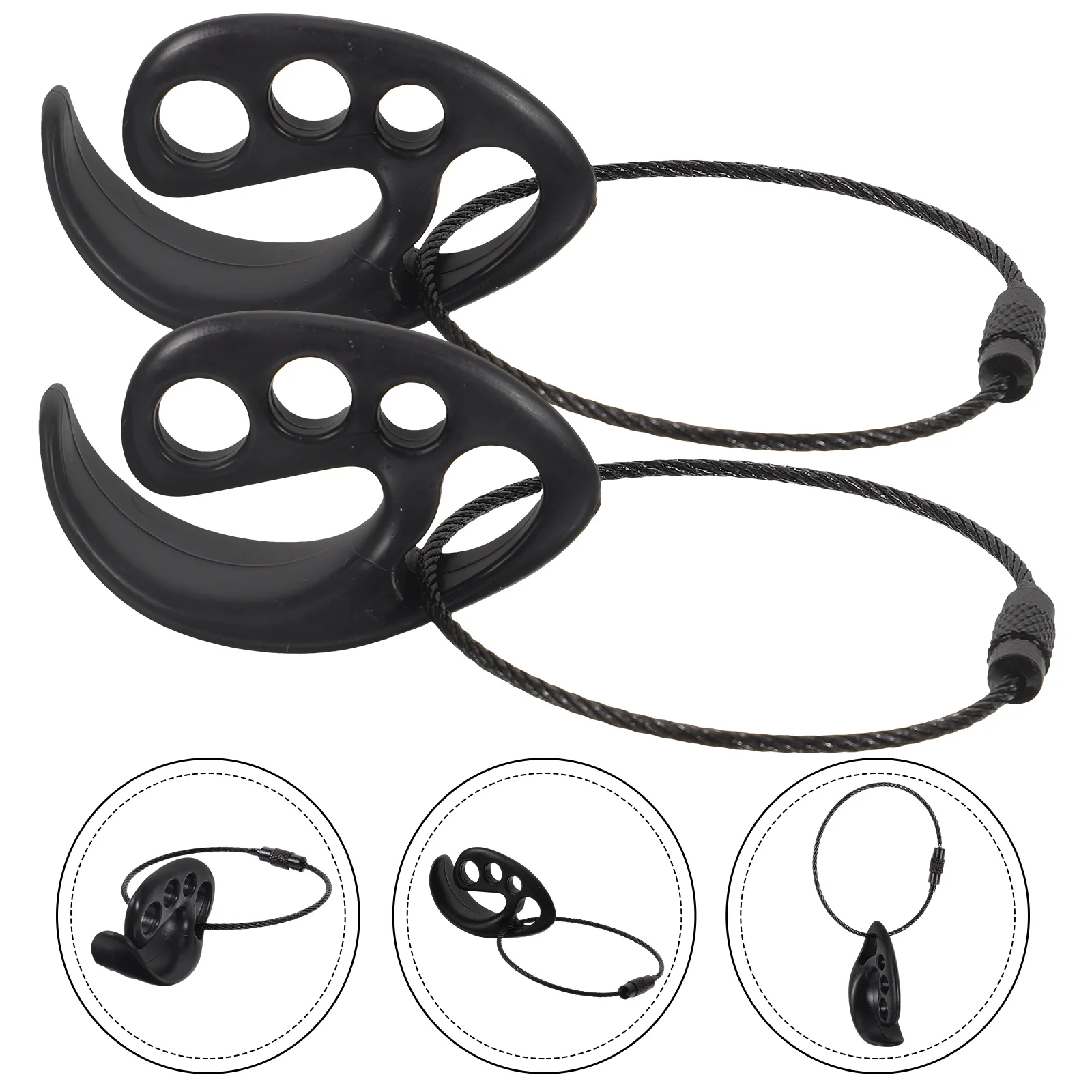 Flying Disc Clips Plastic Flying Disc Holder Outdoor Disc Carrier Clips Portable Flying Disc Clamps Daily Use Disc Carrying