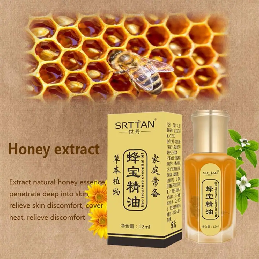 Pain Relief Cream 12ml Chinese Medicine Bee Oil Back Pain Backache Health Care For Joints Pain Waist Foot Relax