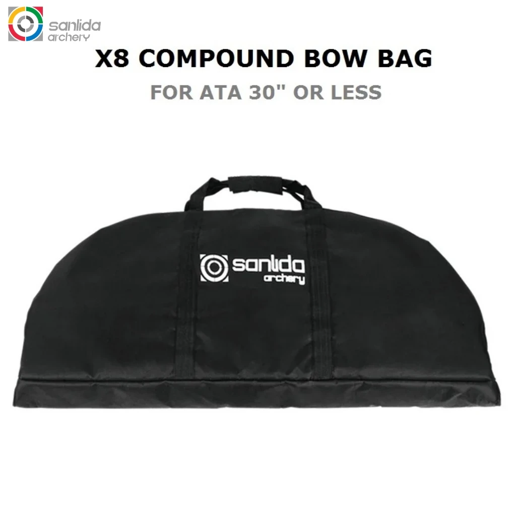 Sanlida X8 Compound Bow Case Storage Portable Handle Bow Bag Holding All Archery Accessories For ATA Less Than 30"