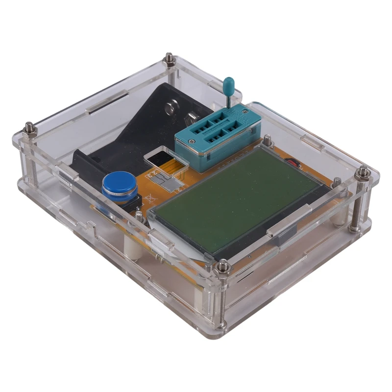 

Устройство для проверки параметров транзисторов, тестер емкости диодов, триодов, Mos Mega328, прибор для проверки транзисторов + устройство для проверки параметров (без батареи)