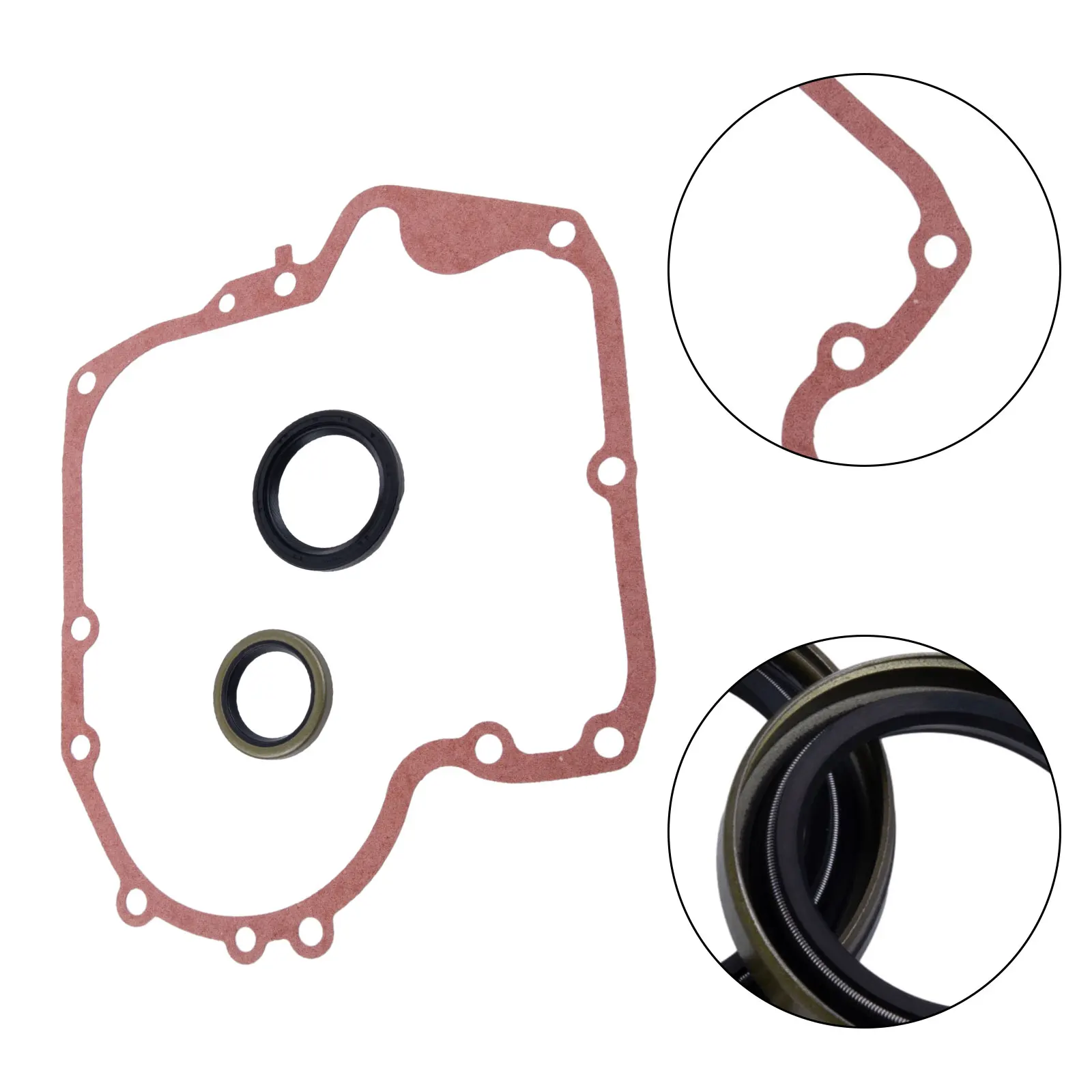 For Lawn Mower Crankcase Gasket 697110 & 795387 Combo Set Metal Oil Seal Parts Replacement Affordable Brand New