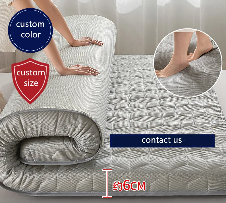 

Dropshipping Customizable Size Mattress Soft Mattress Home Tatami Mat Was The Floor Mat Student ZHA10-7599