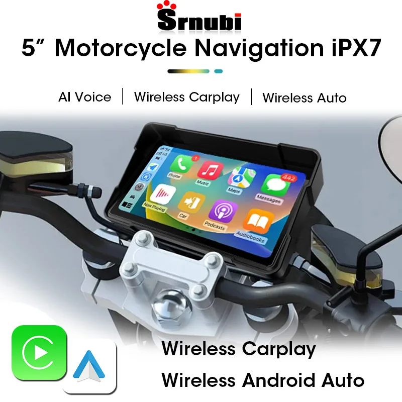 Portable-Motorcycle-5-7-Inch-Wireless-Carplay-Android-Auto-IPX7 ...