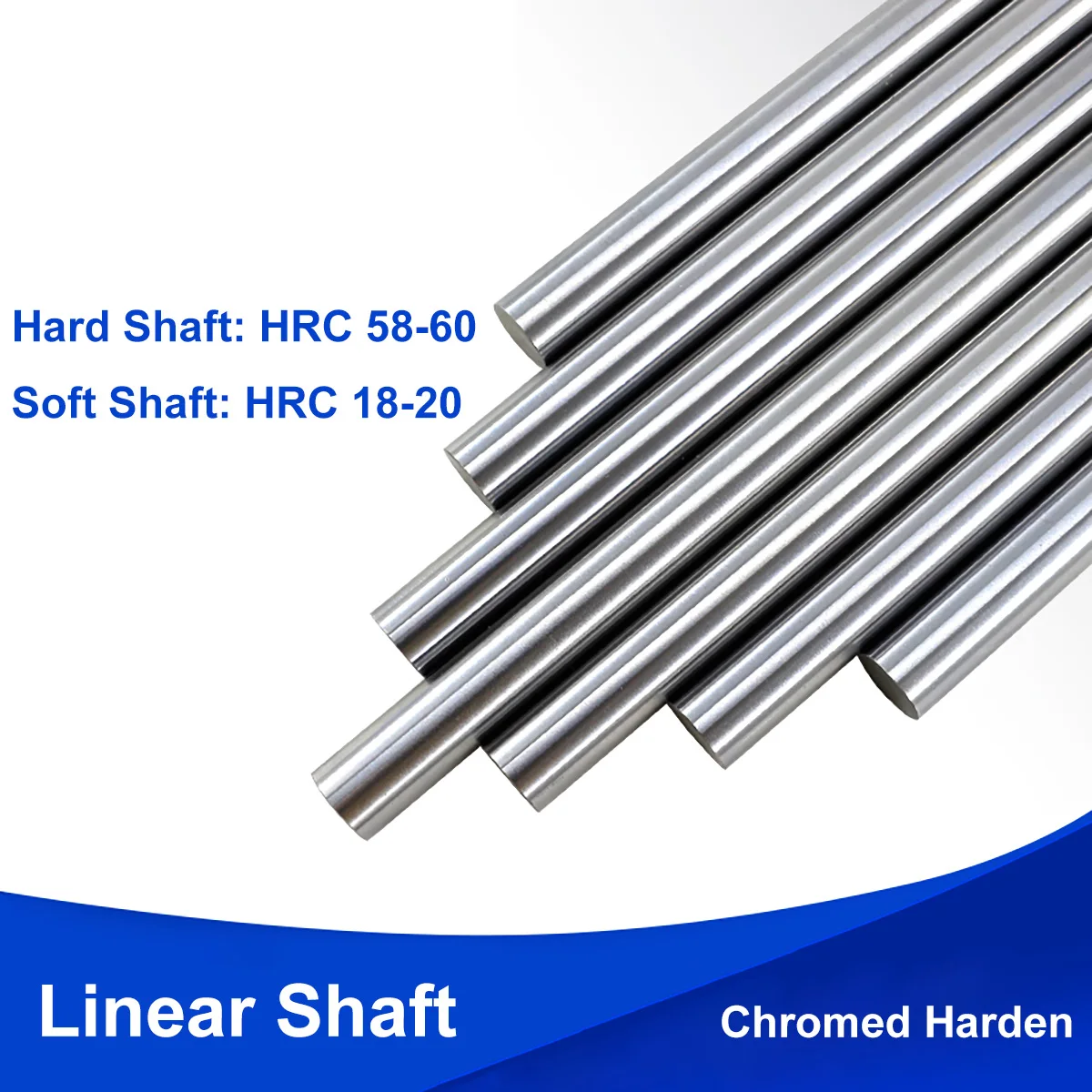 1Pcs Φ 5 6 7 8 10 12 13 14 15~50mm Linear Shaft Length 600 700 800 900 ...