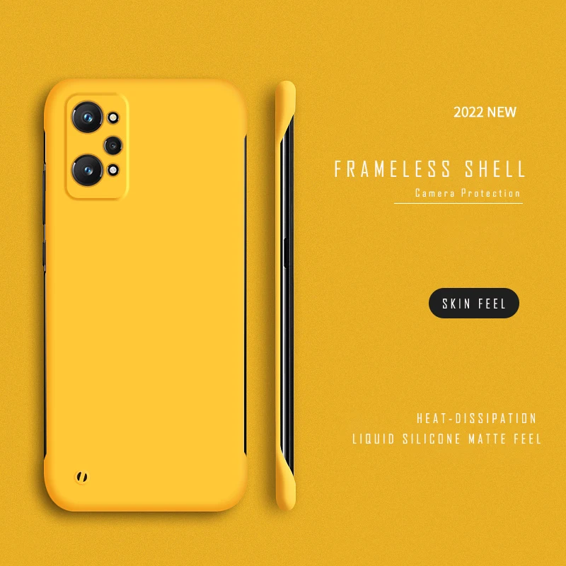 Ultra Slim Matte Colorful Frameless Hard PC Phone Case