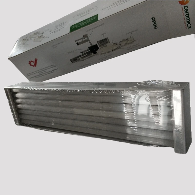 Infrared quartz radiator PFQE-1000W-230V MKA ceramic heater element Infrared quartz heater electric heating plate