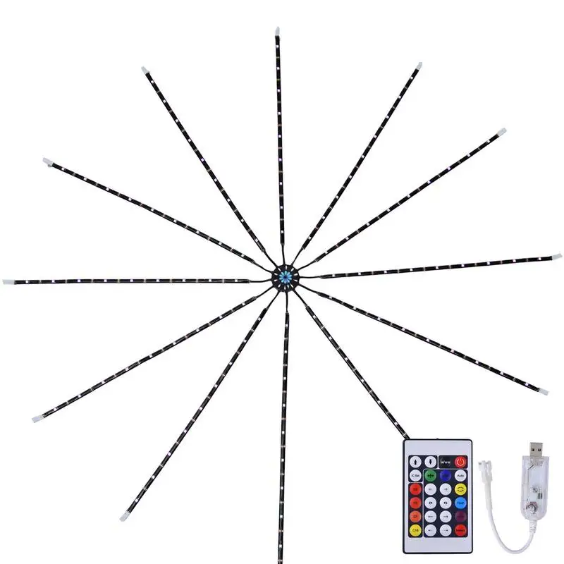 

RGB Light Strips Music Sync Firework RGB Lights Strip RGB Strip Lighting Color Changing Multiple Modes Ambience Lighting App &