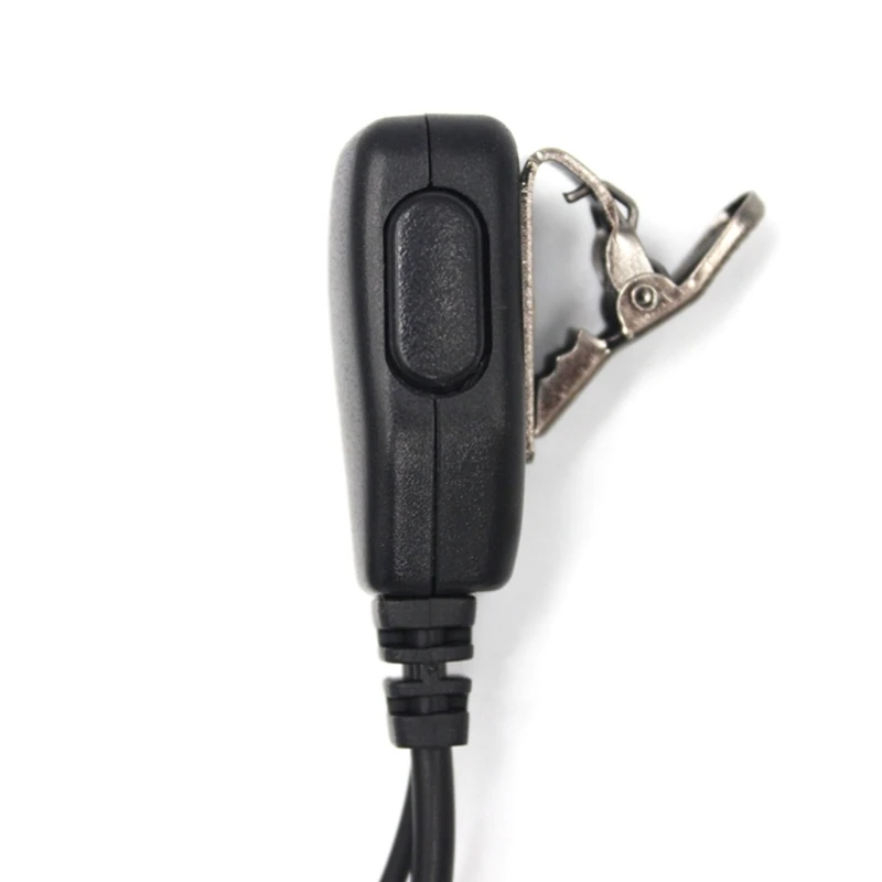 Earpiece with PTT Microphone 2 Pin Walkie-Talkie Headset for UV-5R UV5R UV-5RE Dropship