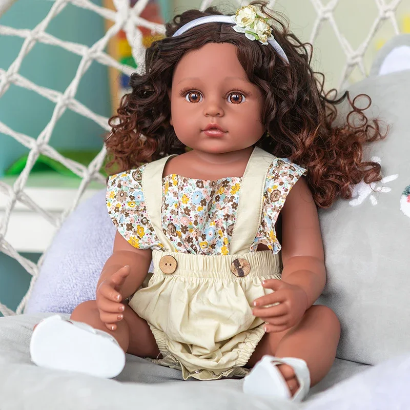 55cm-batt-full-body-silicone-assemblaggio-bebe-doll-reborn-toddler-girl-toy-rebnorn-baby-girl-in-pelle-marrone-scuro