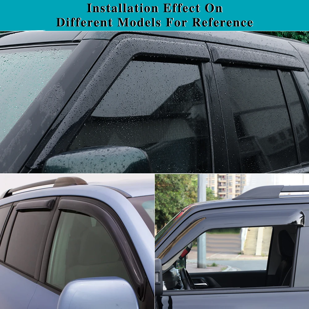 Car Window Wind Deflector For Nissan Pathfinder 1987-Side Window Wind Deflectors Rain Guard