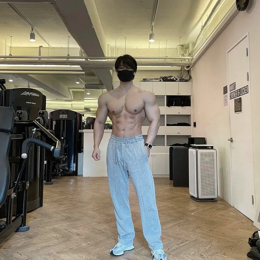 Men's Fitness Running Trousers Spring Autumn Style Casual Long Mouth Pants Gym Training Folded Hem Running Men's Sportswear