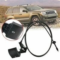 Car Engine Hood Release Cable with Handle 55394495AB for 2005-2010 Jeep Grand Cherokee for 2006-2010 Jeep Commander XK 1