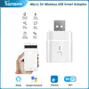 SONOFF Wifi Smart Socket Micro 5V USB Adapter Charge Plug Smart Home Control ,Alexa Google Home Assistant Alice EWelink Esp32 1