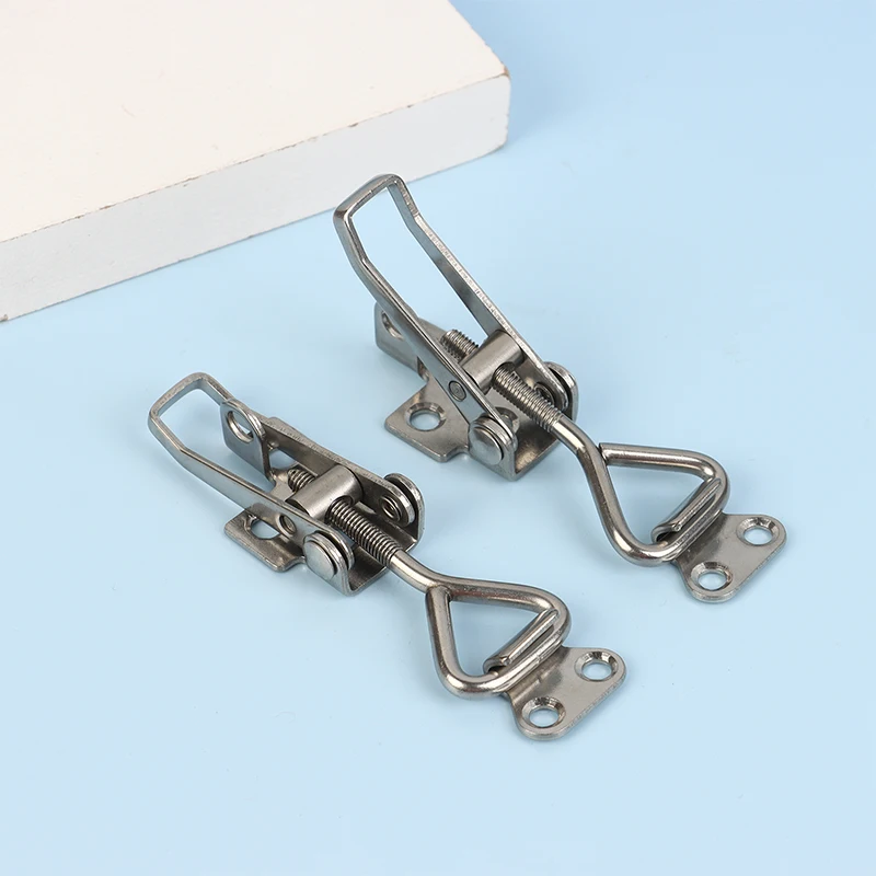 Stainless Steel Clamp Fastener 1Pc 304 Stainless Steel Clamp Deck Hasp Lock Boat Accessories Locker Anti Rattle Latch Fastener Clamp Marine Fastener stainless steel clamp fastener