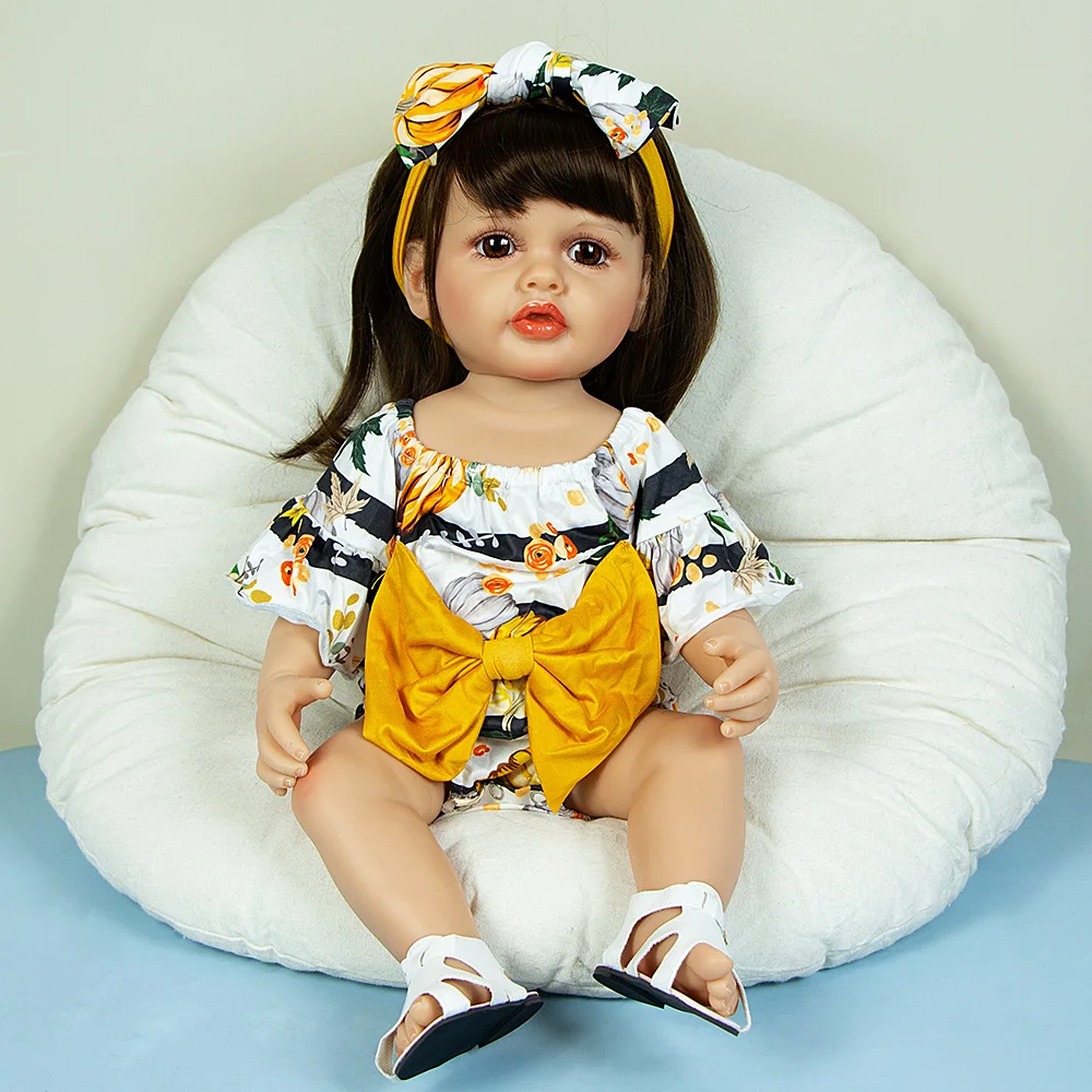 Anano Reborn Baby Babola realistica realistica in silicone, 45 c
