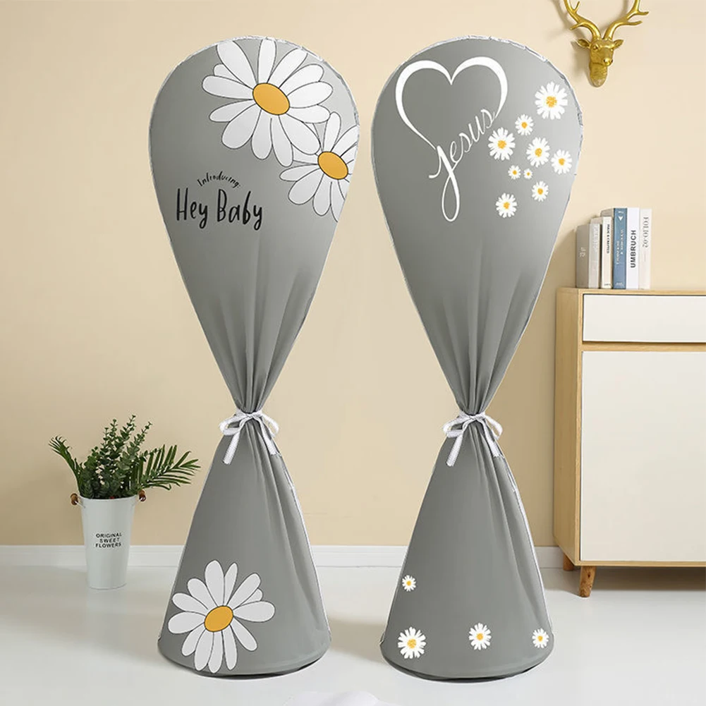 1pc All-inclusive Waterproof Fan Dust Cover Household Floor Pedestal Standing Fans Protective Washable