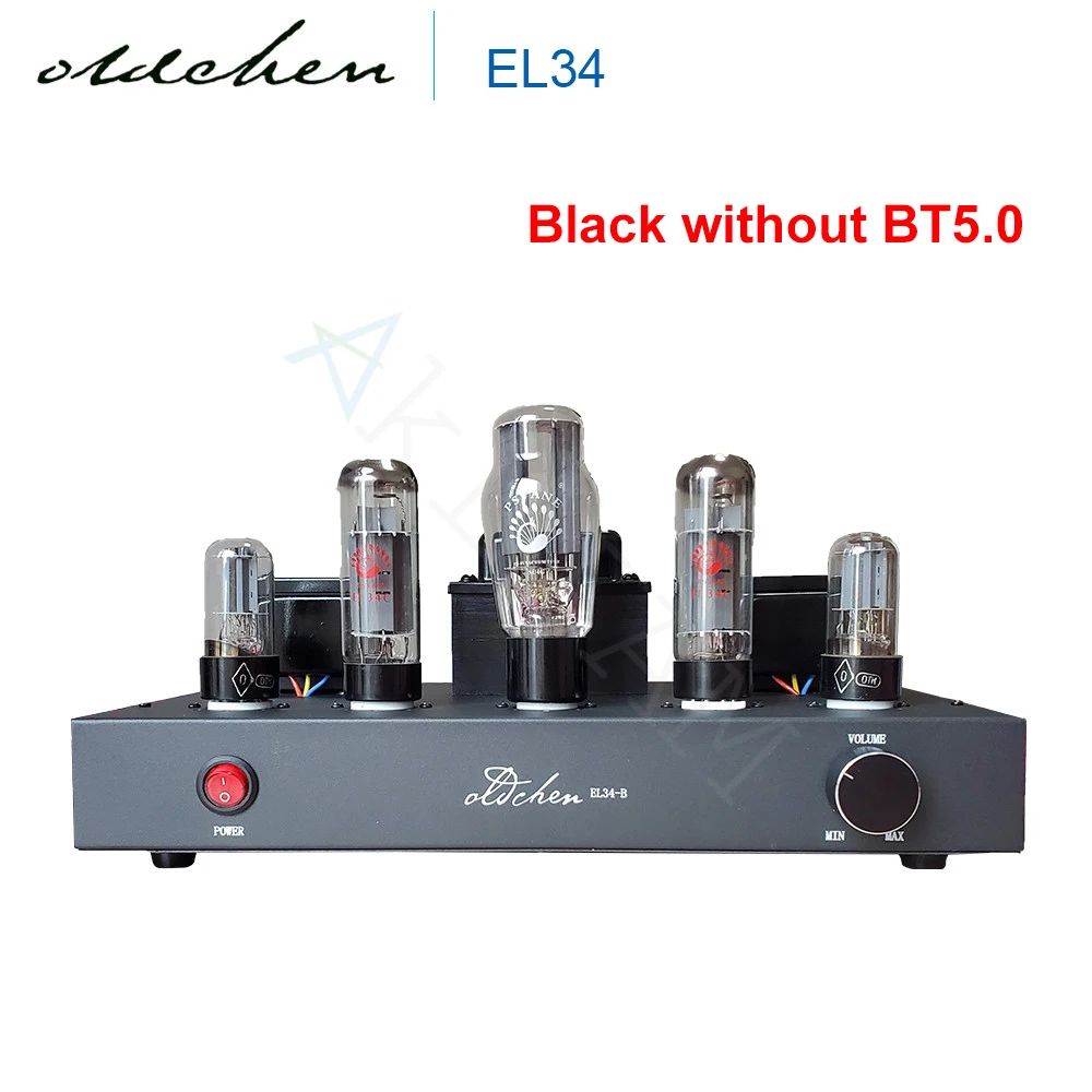 Oldchen EL34 Tube Amplifier Pure Class A  Handmade Home Theatre Vacuum Tube Amp with Bluetooth 5.0 