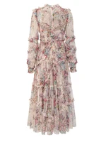 Elegant Sexy Lace Floral Prom Dresses Pleated Long Woman Wedding Party Dress Luxury Long Sleeve Gala Evening Dresses Women 2024 - Image 3