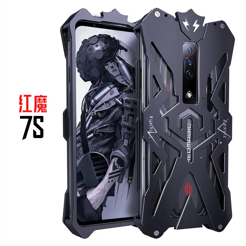 Powerful Shockproof Metal Armor Case For Nubia Red Magic 9S 8S 7S Pro Plus  6R 6S