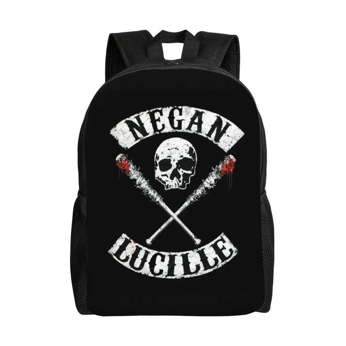 

The Walking Dead Skull Travel Backpack Men Women School Laptop Bookbag Horror Zombie TV Show College Student Daypack Bags