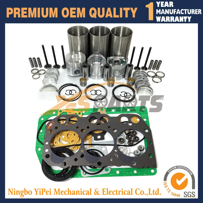 

3TNE72 3TNE72E 3TNE72K-UKH Overhaul Rebuild Kit For Yanmar Engine KE-50X AF116 Tractor